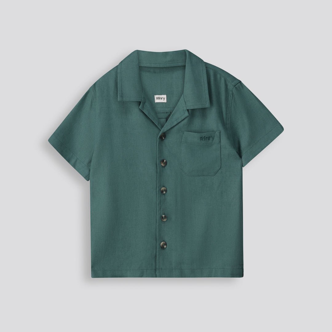 Boys Linen-Like Shirt