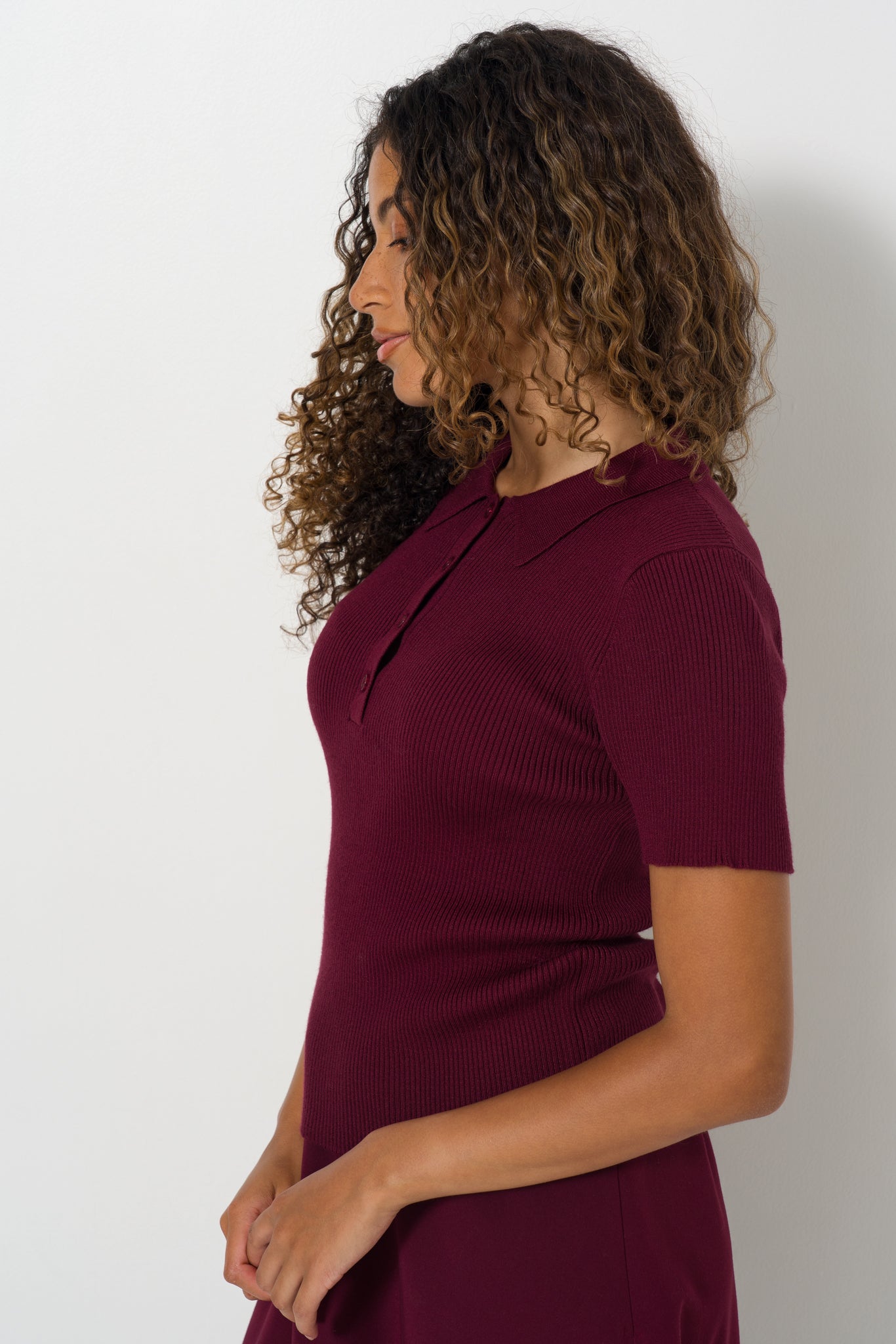 Knit Golfer Top