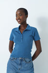 Split Collar Top