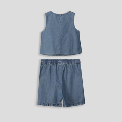 Girls Frill Hem Shorts