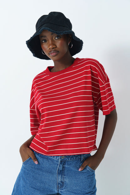 Boxy T-Shirt - Red
