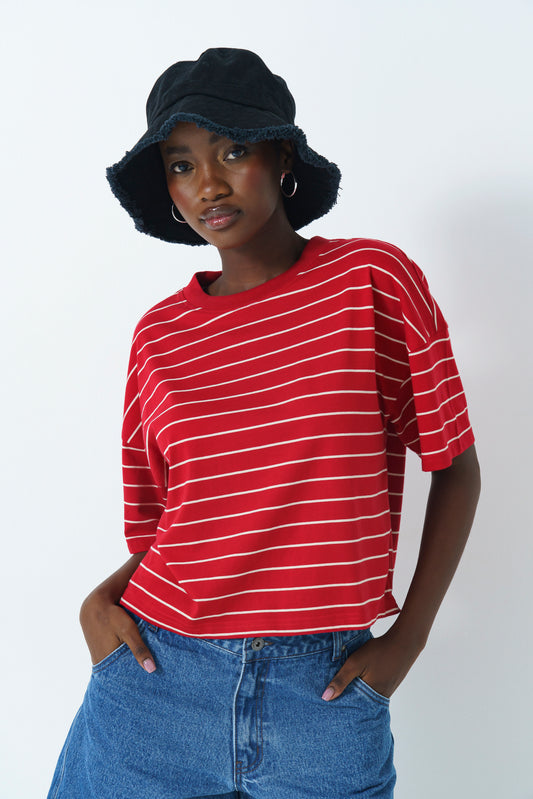 Stripe Boxy T-Shirt