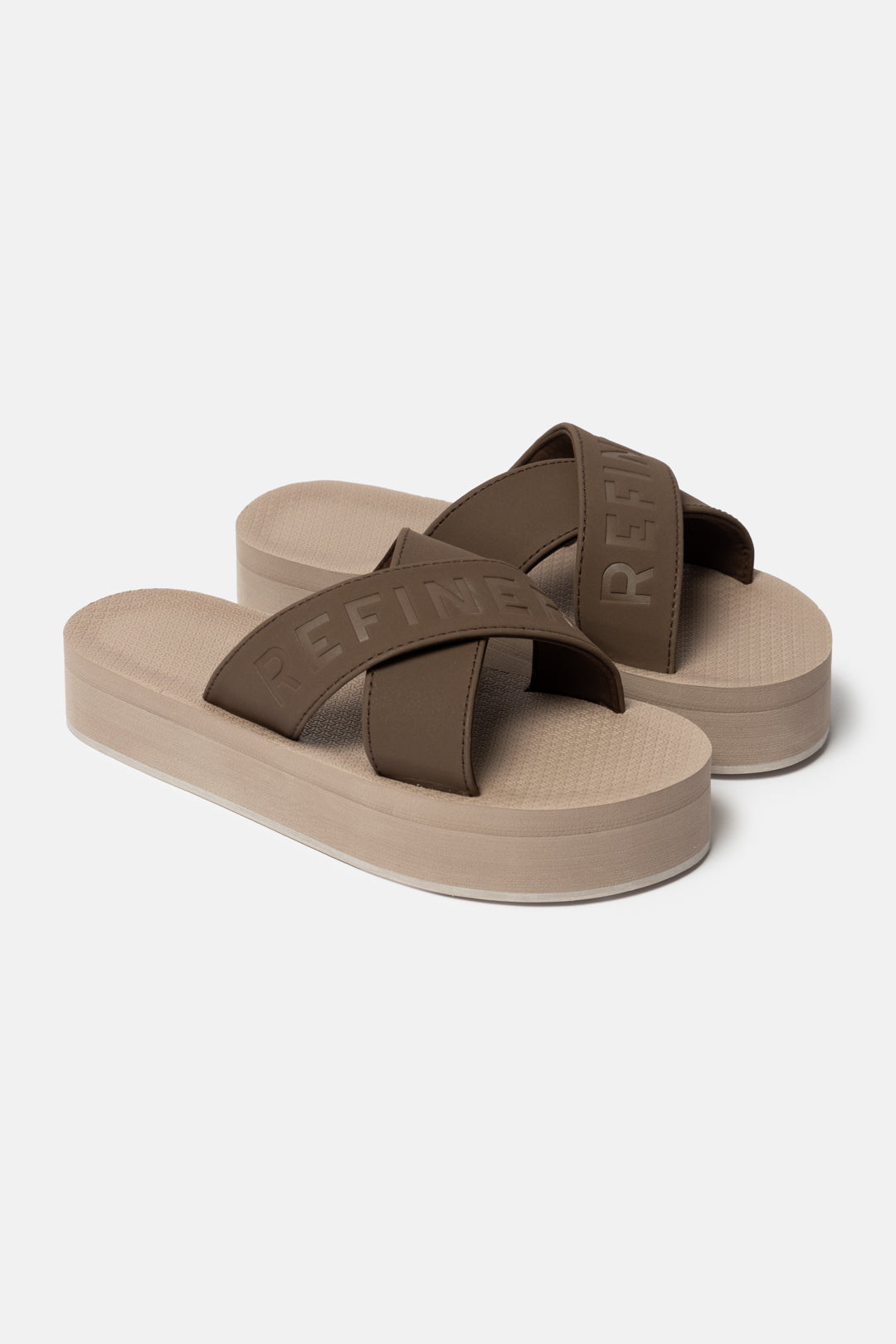 Branded Platform Sandal