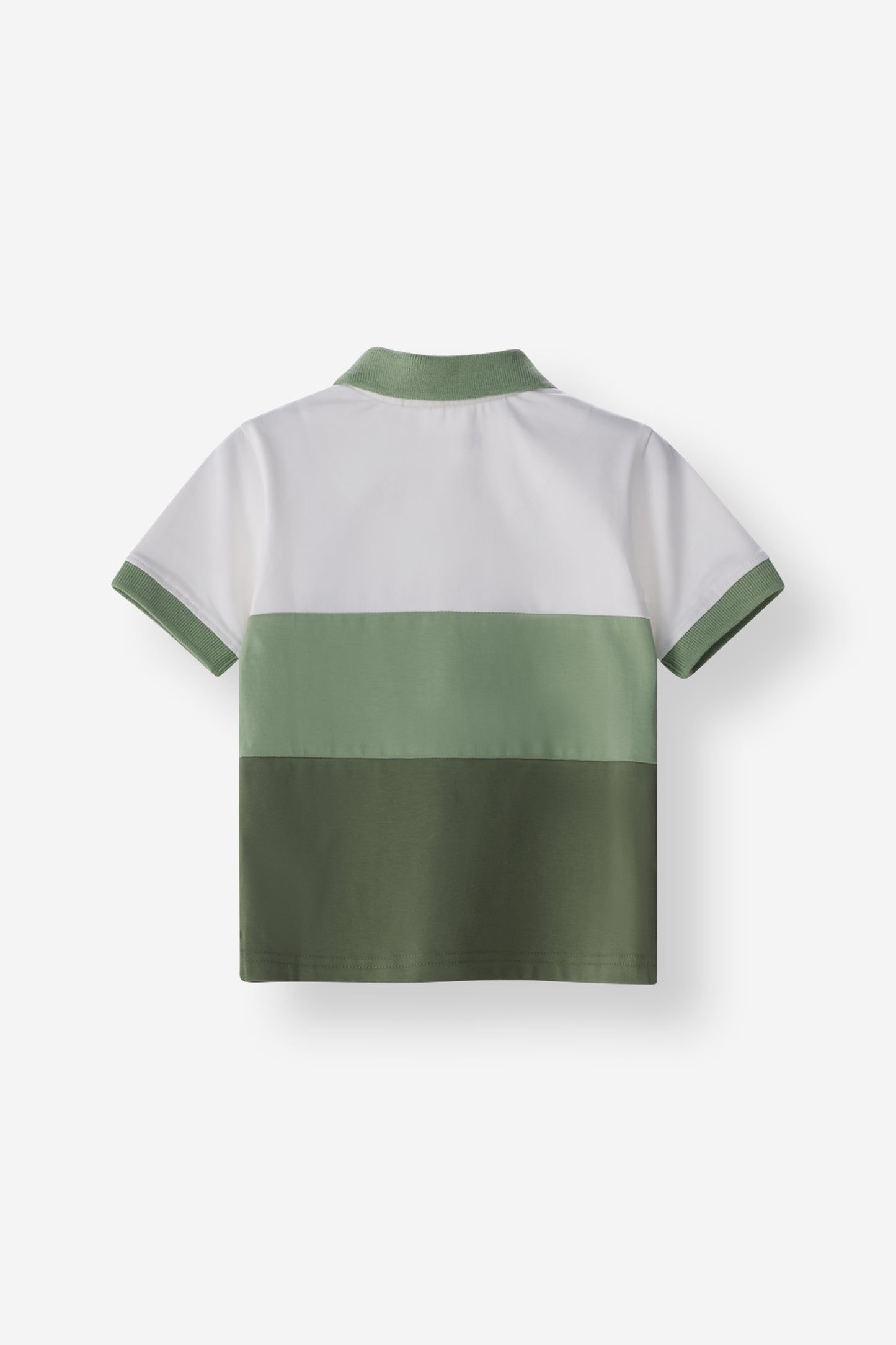 Regular Fit Colour Block Polo Shirt