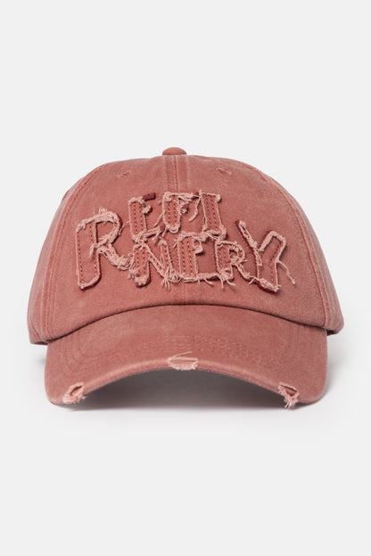 Distressed Appliqué Cap