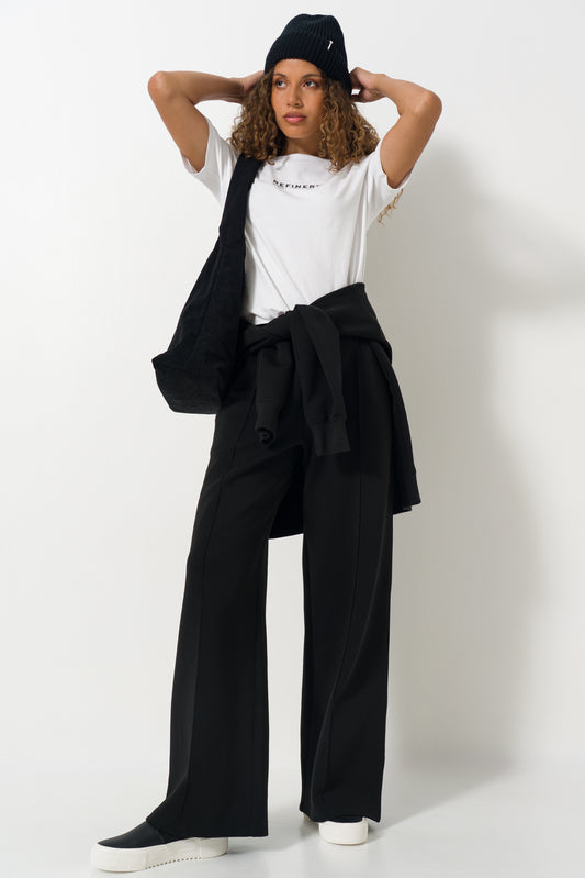 Wide Leg Track Pants