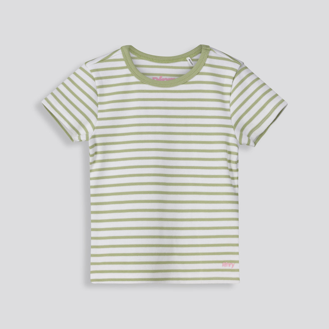 Girls Ribbed Tee