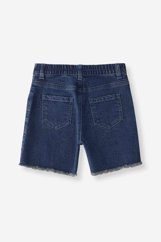 Girls Daisy Denim Short