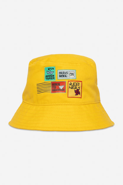 Boys Badge Bucket Hat
