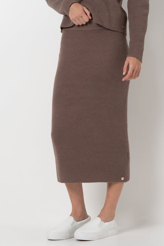 Ribbed Knit Skirt