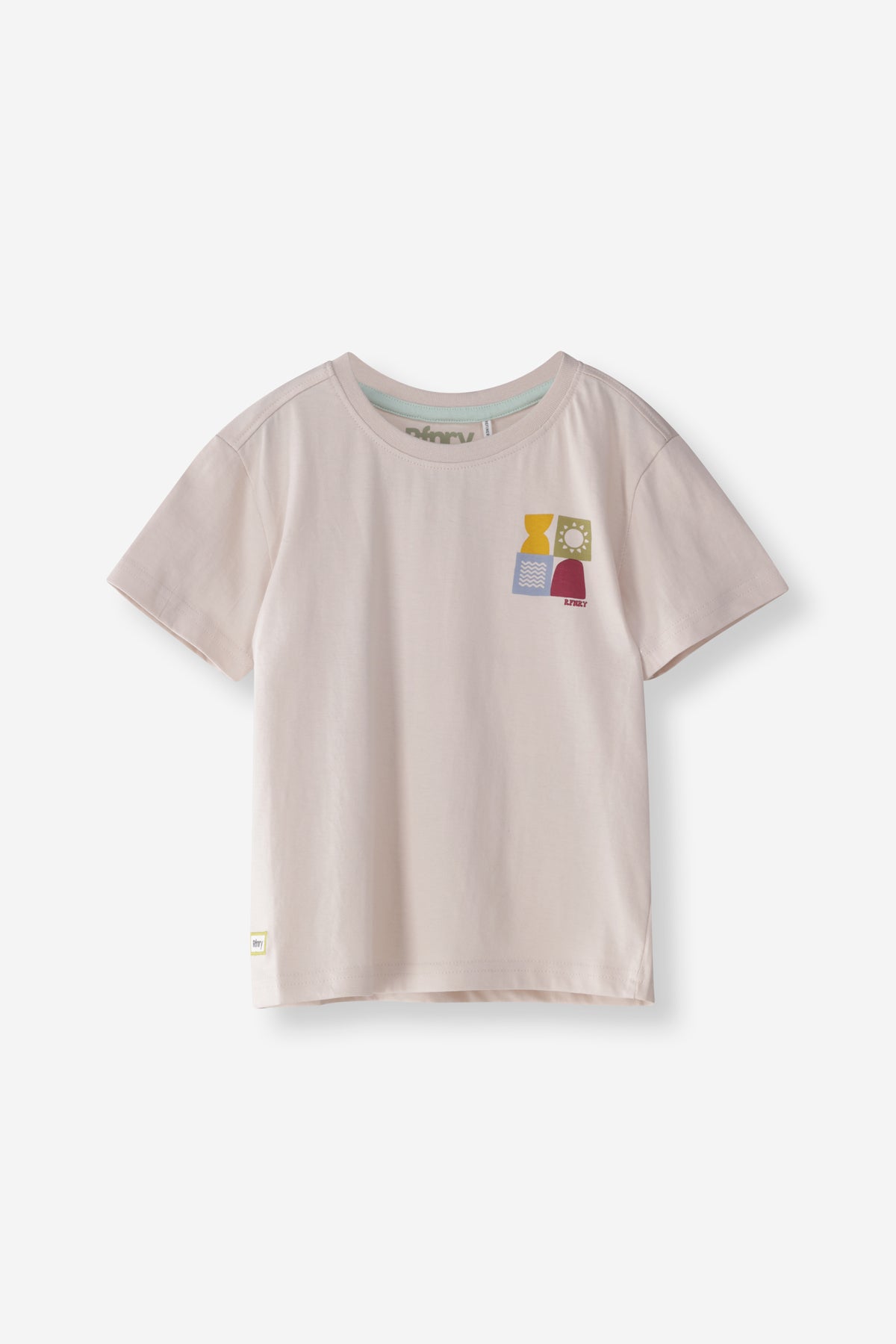 Boys Abstract Graphic Tee - Cement
