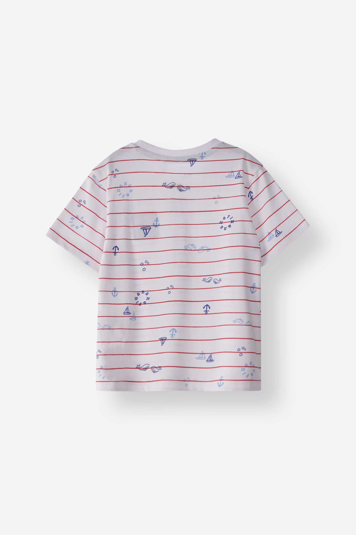 Regular Fit Stripe Nautical Tee