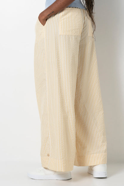Relaxed Seersucker Pants