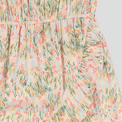 Girls Mock Wrap Dress