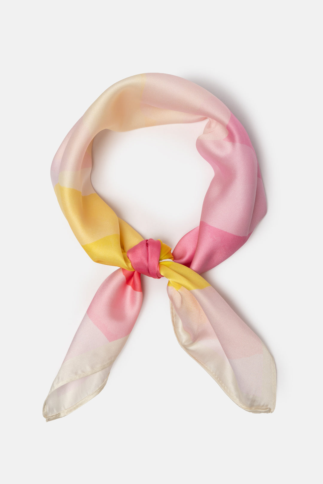 Multi-Colour Wave Print Scarf