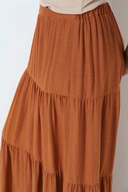 Tiered Maxi Skirt
