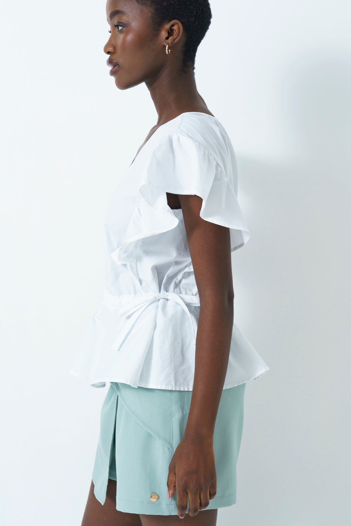 Flutter Sleeve Top