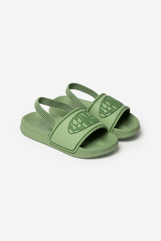 Embossed Logo Slip On Slide