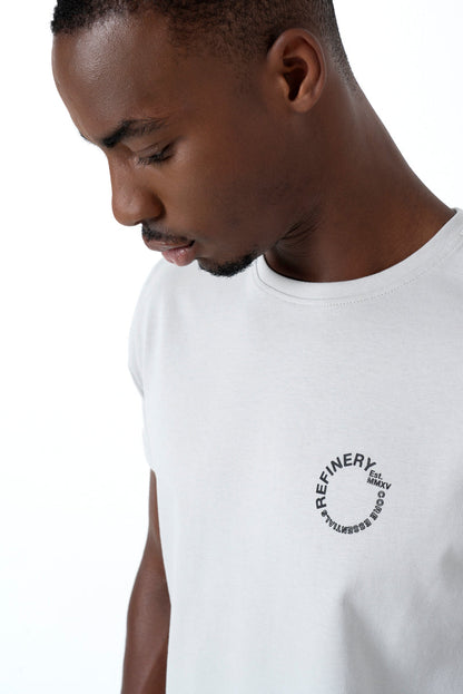 Branded T-Shirt Light Grey