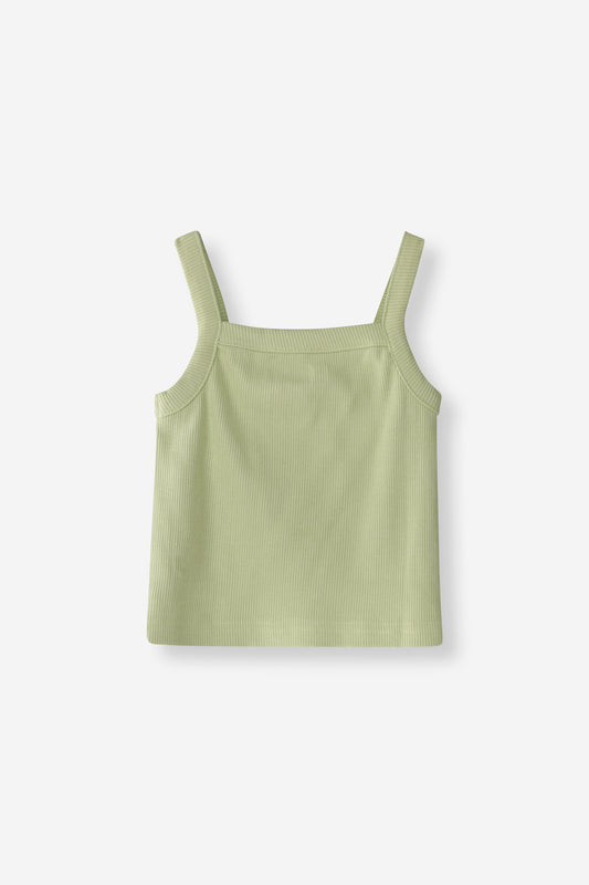 Girls Square Neck Tank Tee