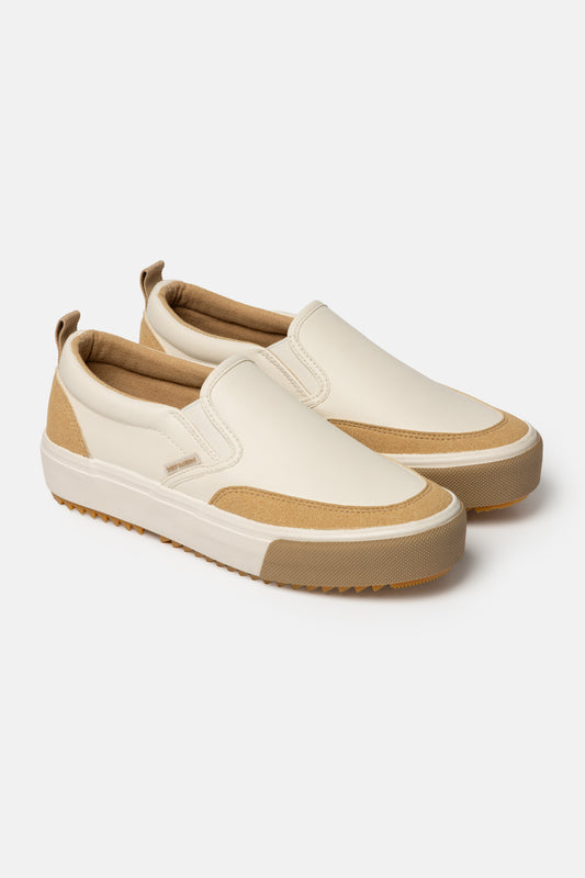 Two-Tone Slip-on Sneakers