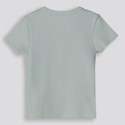 Girls Ribbed Tee