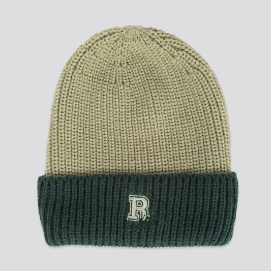 Boys Green Ribbed Beanie