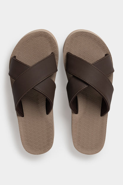 Crossover Platform Sandal