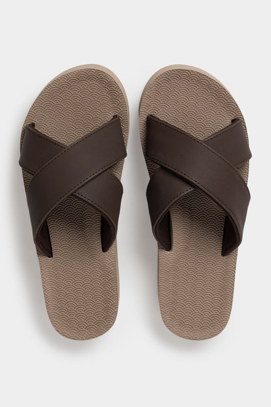 Crossover Platform Sandal