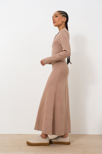 Knit Collar Dress