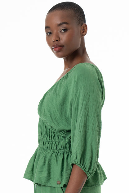 Peplum Silhouette Top