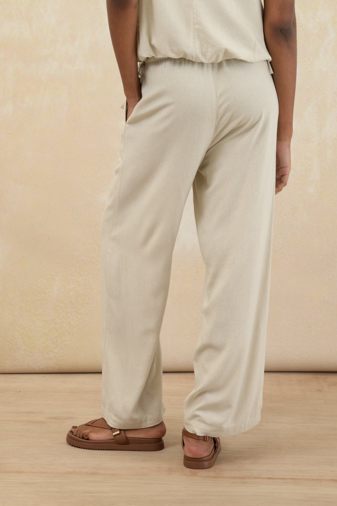 Wide Leg Drawstring Pants