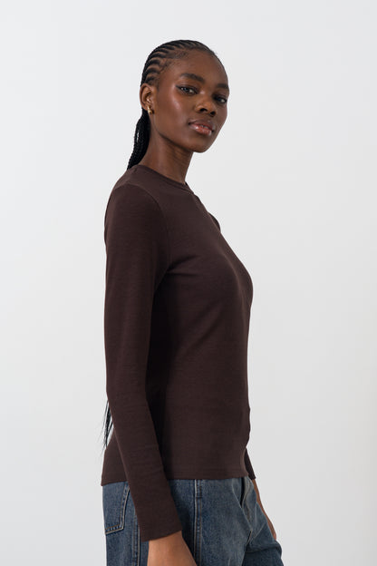 Fitted Rib T-shirt