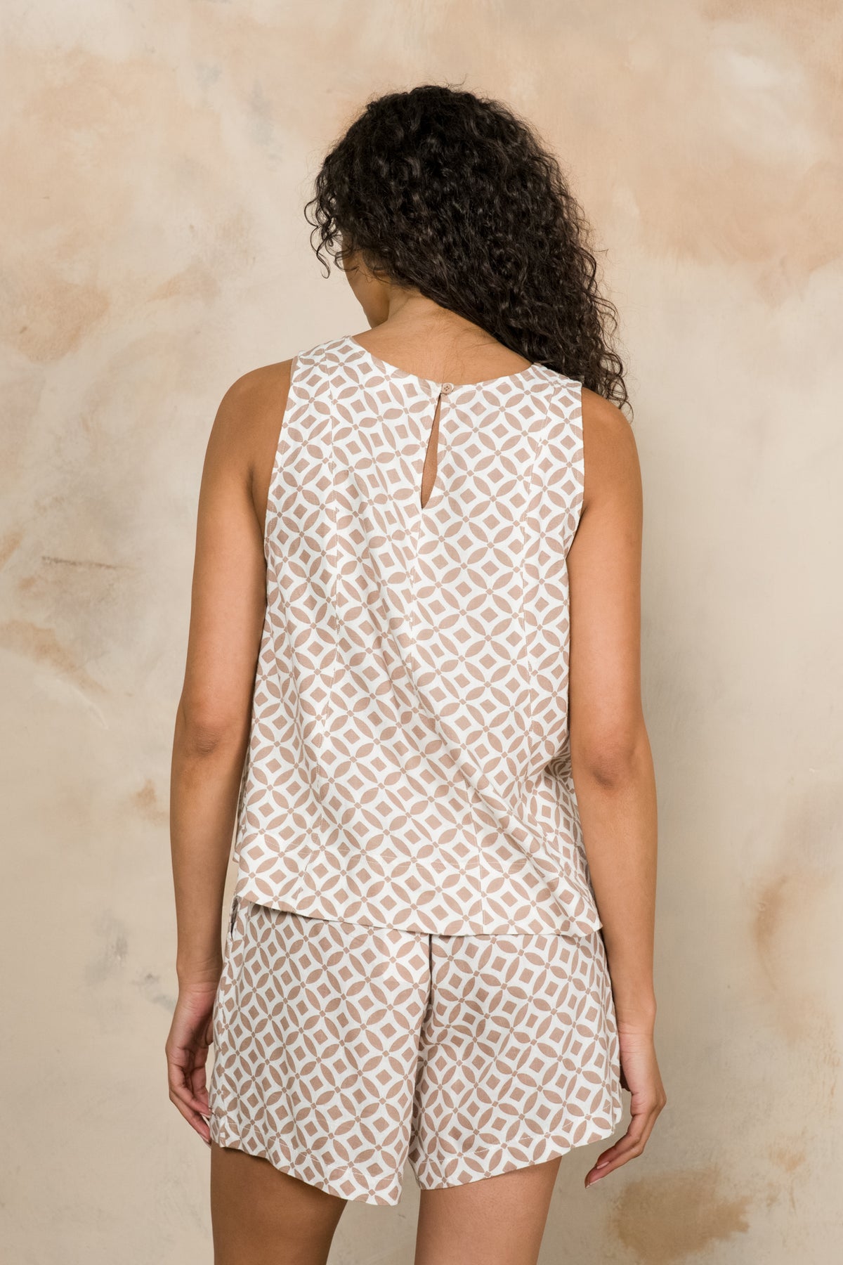 High Neck A-Line Top