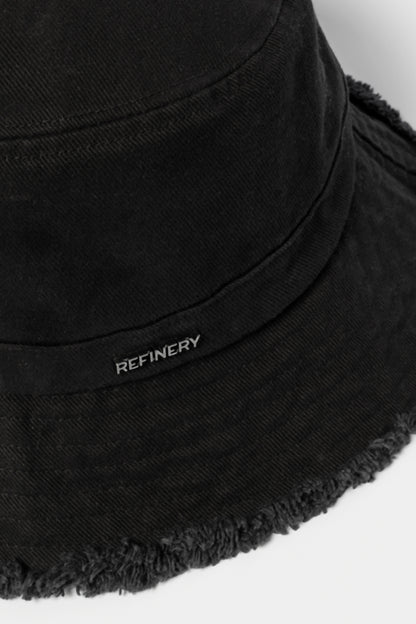 Raw Edge Bucket Hat
