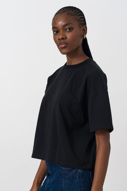Boxy branded tee