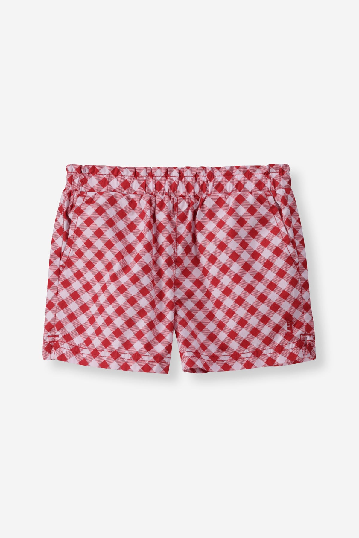 Girls Gingham Poplin Shorts