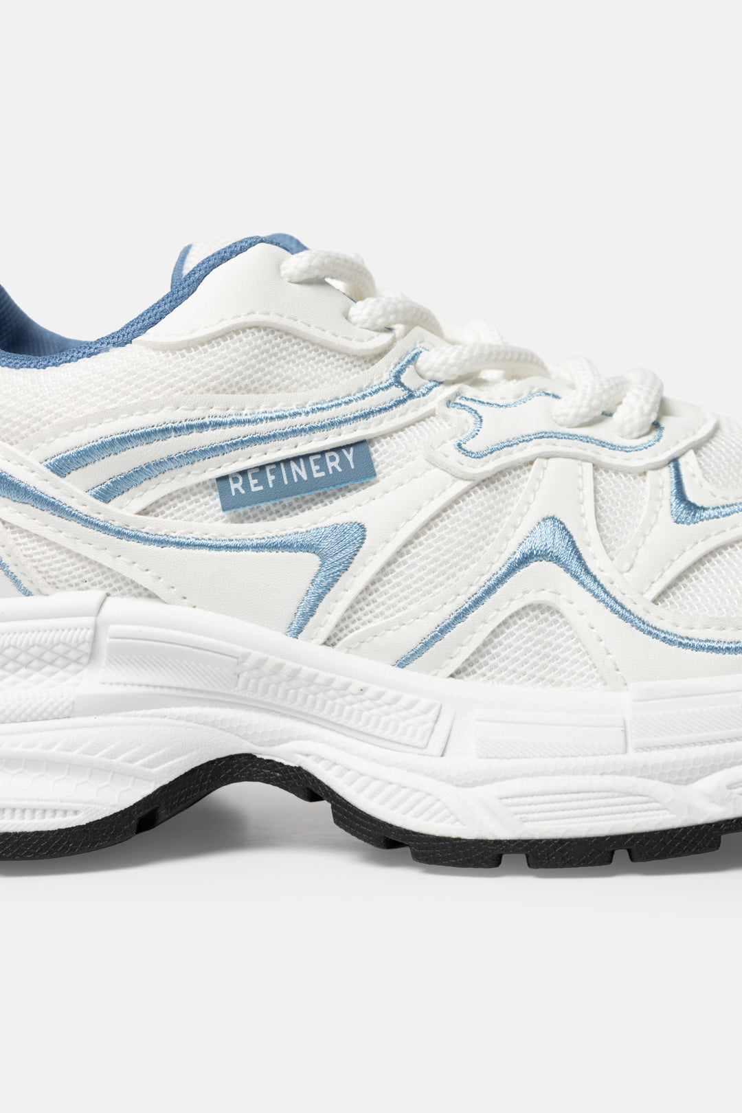 Mesh Overlay Chunky Sneakers
