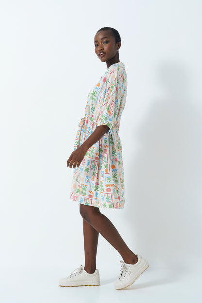 Waist Tie Dress