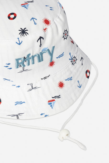 Boys Seersucker Bucket Hat