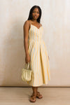 V-Neck Midi Dress