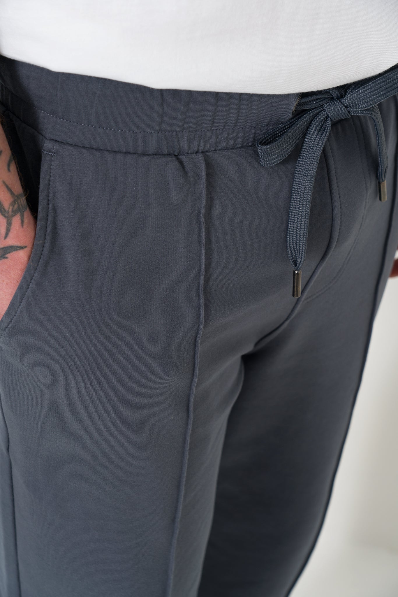 Cuffless Track Pants