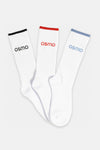 Longer Length Socks 3pk