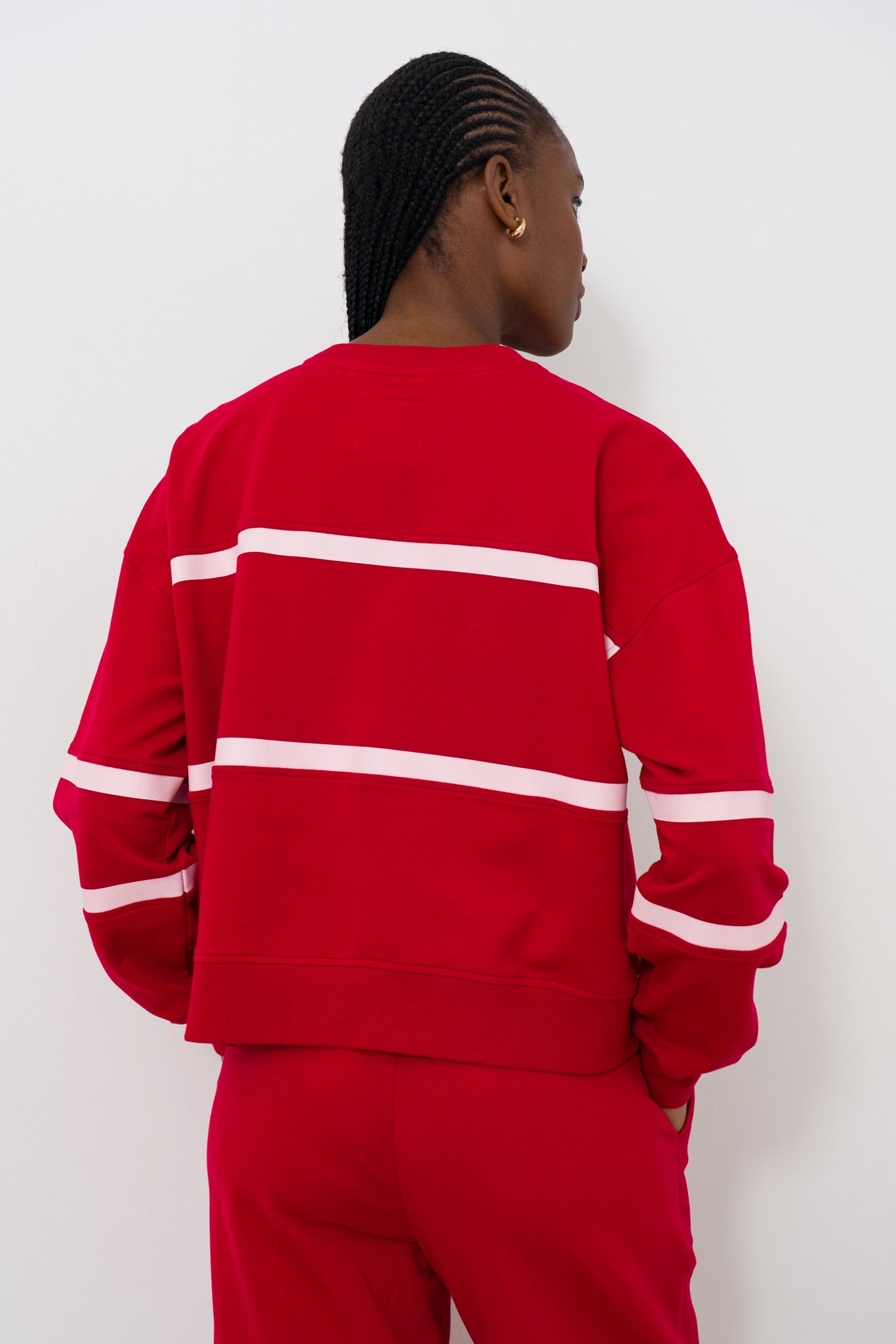 Cropped Crew Neck Sweat