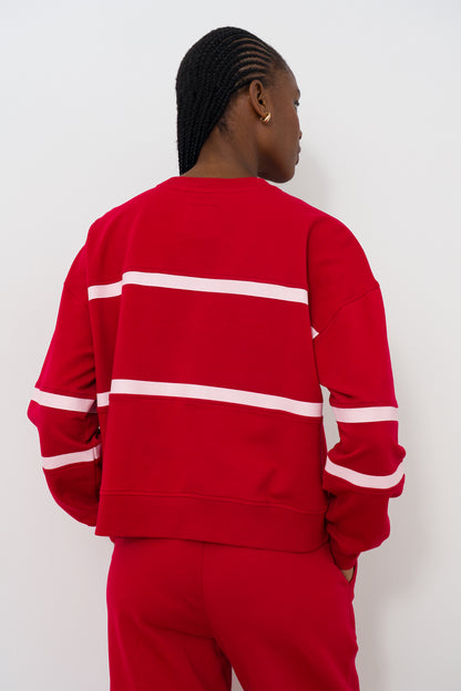 Cropped Crew Neck Sweat