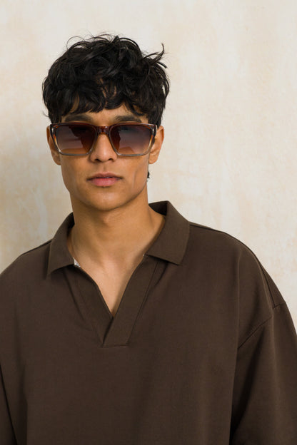 Gradient Rectangular Sunglasses