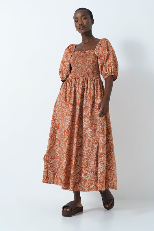 Puff Sleeve Dress