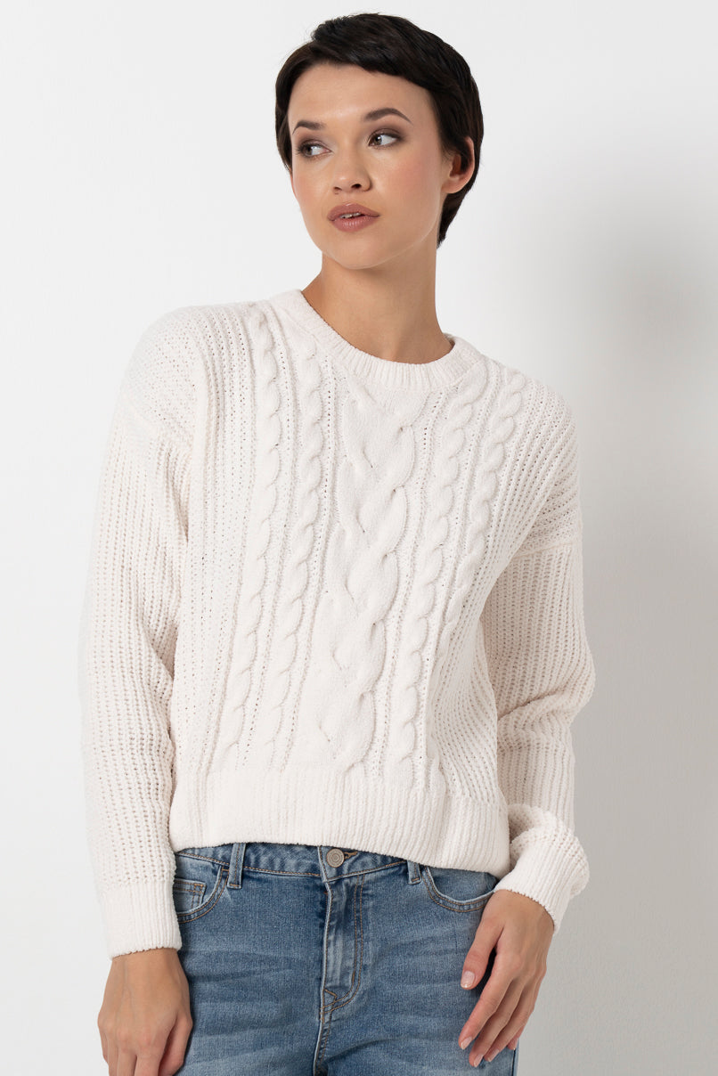 Chenille Cable Jumper