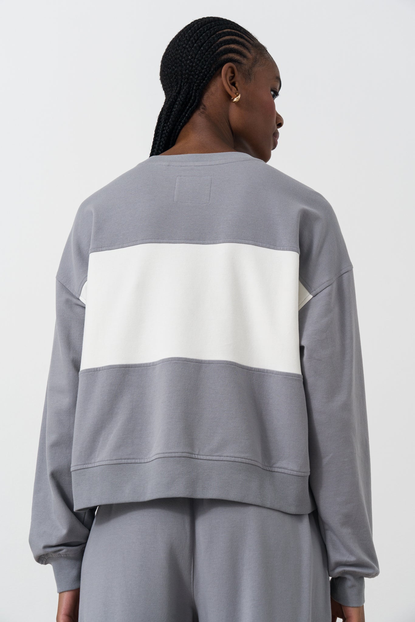 Colour Block Sweat Top