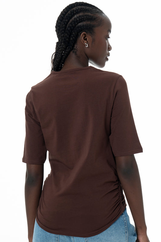 Ruched Side T-Shirt